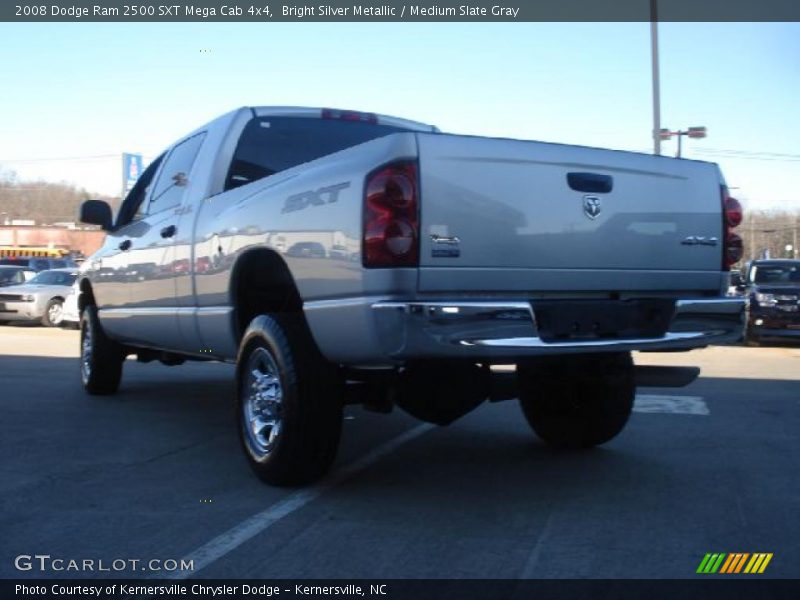 Bright Silver Metallic / Medium Slate Gray 2008 Dodge Ram 2500 SXT Mega Cab 4x4