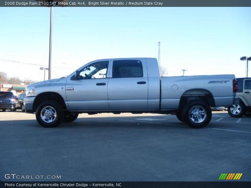 Bright Silver Metallic / Medium Slate Gray 2008 Dodge Ram 2500 SXT Mega Cab 4x4