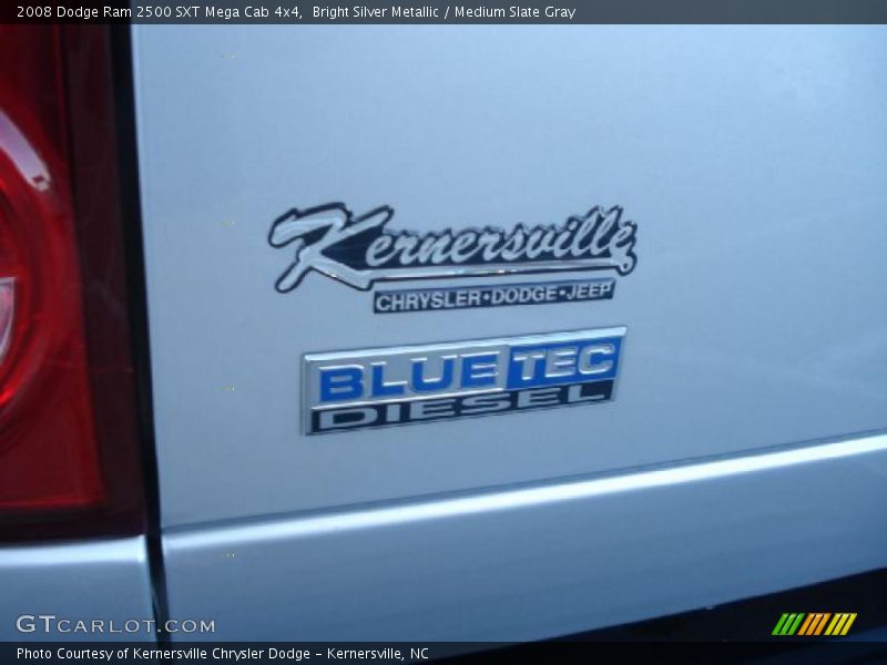 Bright Silver Metallic / Medium Slate Gray 2008 Dodge Ram 2500 SXT Mega Cab 4x4