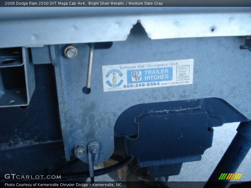Bright Silver Metallic / Medium Slate Gray 2008 Dodge Ram 2500 SXT Mega Cab 4x4