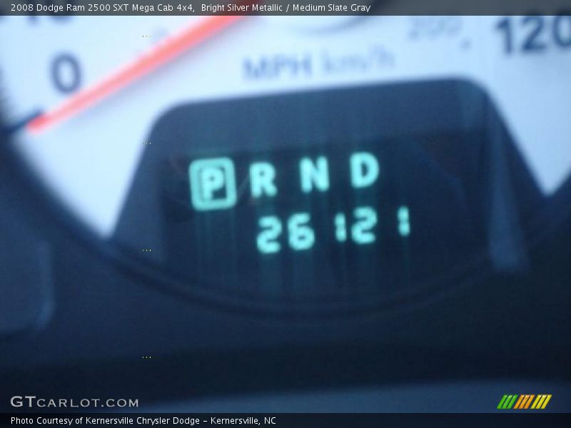 Bright Silver Metallic / Medium Slate Gray 2008 Dodge Ram 2500 SXT Mega Cab 4x4