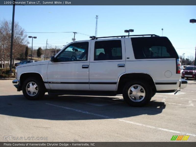 Summit White / Blue 1999 Chevrolet Tahoe LT