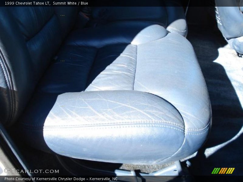 Summit White / Blue 1999 Chevrolet Tahoe LT