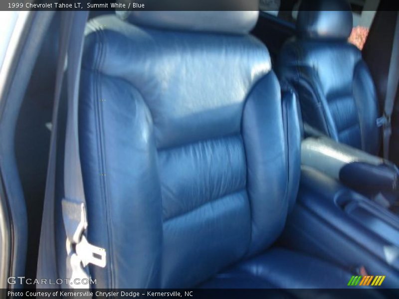 Summit White / Blue 1999 Chevrolet Tahoe LT