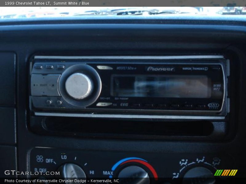 Summit White / Blue 1999 Chevrolet Tahoe LT