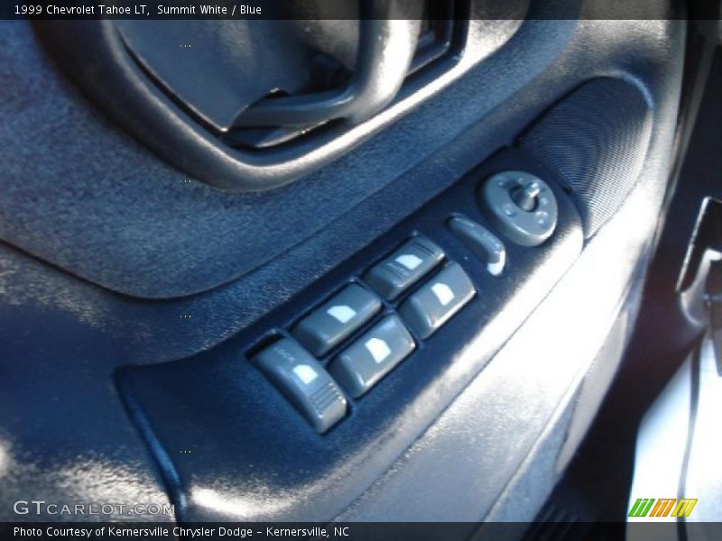 Summit White / Blue 1999 Chevrolet Tahoe LT