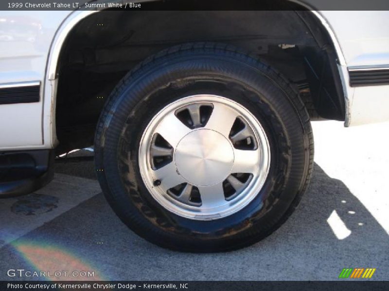 Summit White / Blue 1999 Chevrolet Tahoe LT