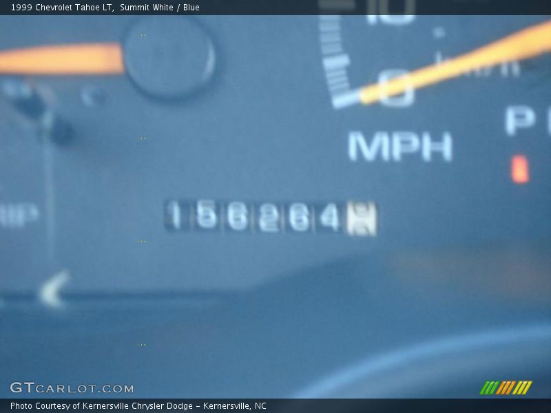 Summit White / Blue 1999 Chevrolet Tahoe LT