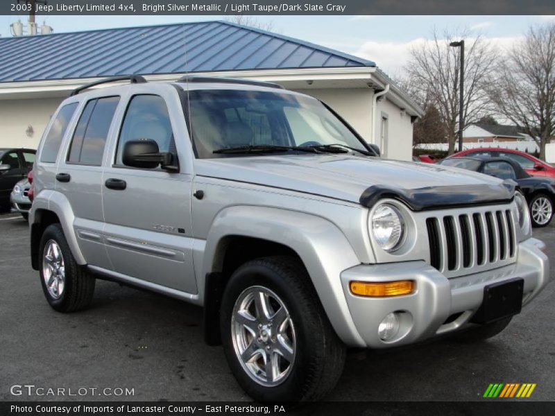 Bright Silver Metallic / Light Taupe/Dark Slate Gray 2003 Jeep Liberty Limited 4x4