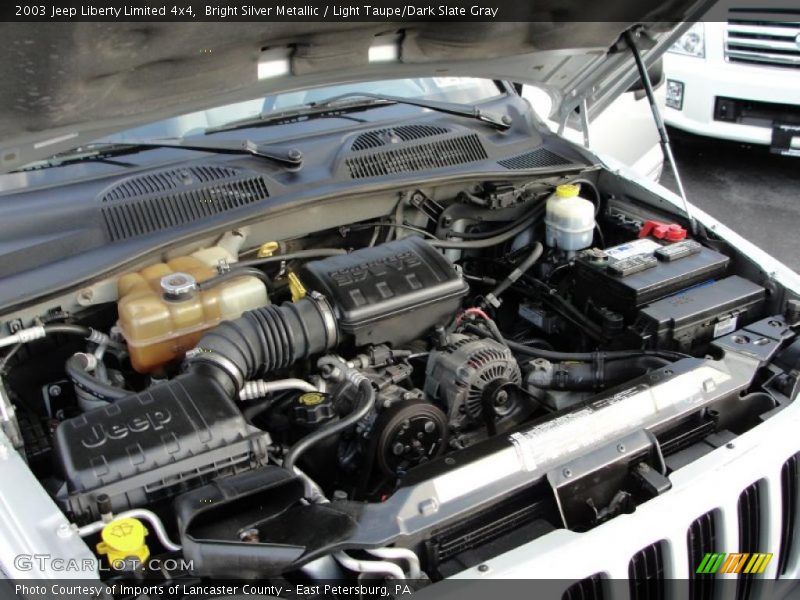 Bright Silver Metallic / Light Taupe/Dark Slate Gray 2003 Jeep Liberty Limited 4x4