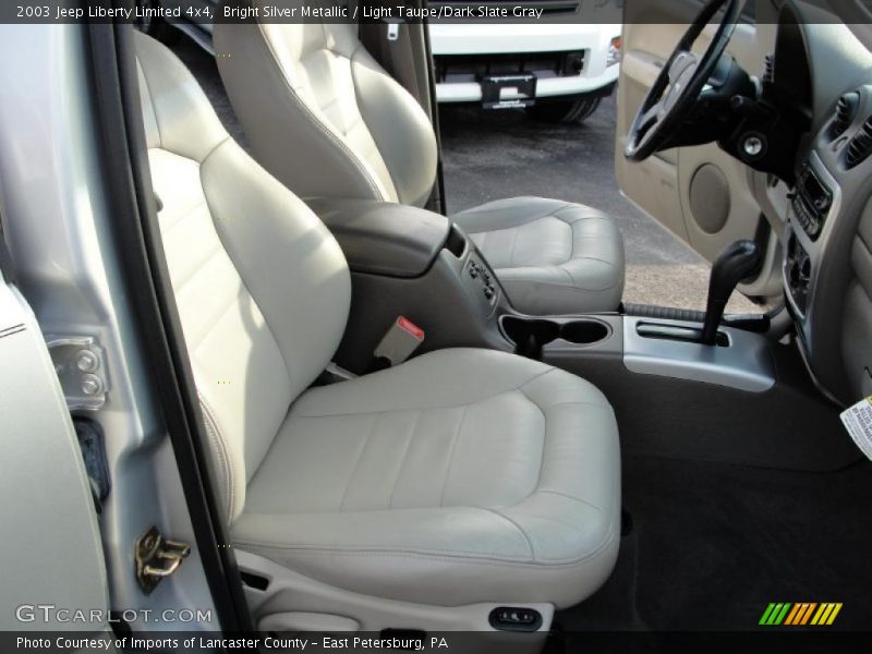 Bright Silver Metallic / Light Taupe/Dark Slate Gray 2003 Jeep Liberty Limited 4x4