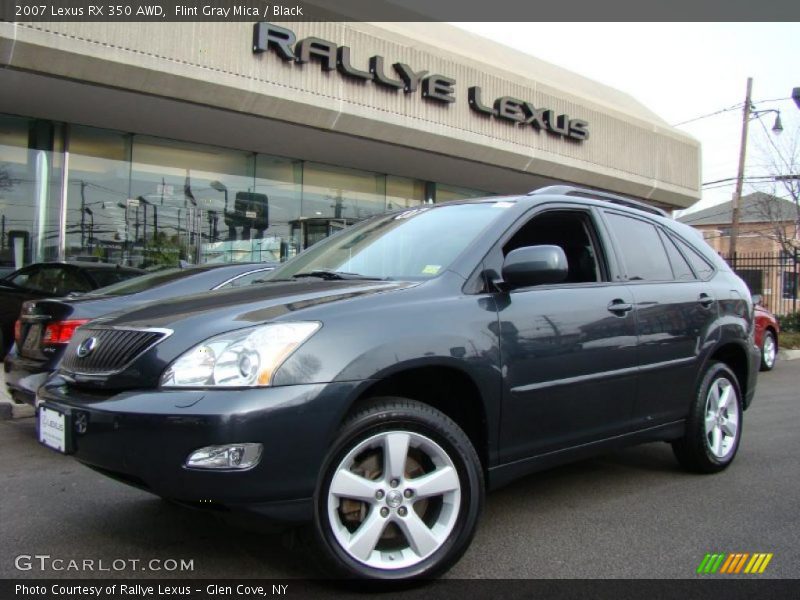 Flint Gray Mica / Black 2007 Lexus RX 350 AWD