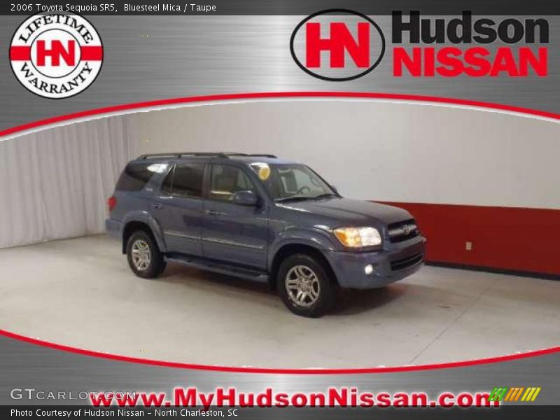 Bluesteel Mica / Taupe 2006 Toyota Sequoia SR5