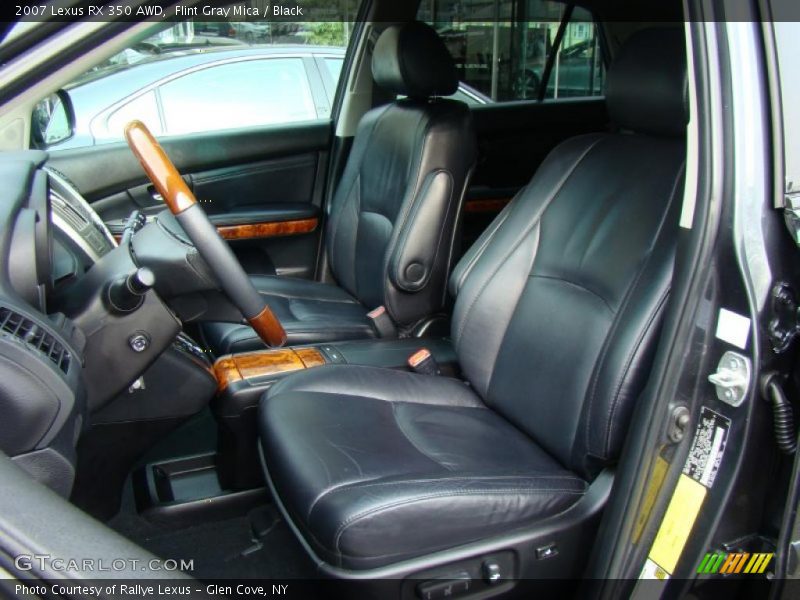 Flint Gray Mica / Black 2007 Lexus RX 350 AWD
