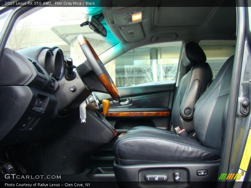 Flint Gray Mica / Black 2007 Lexus RX 350 AWD