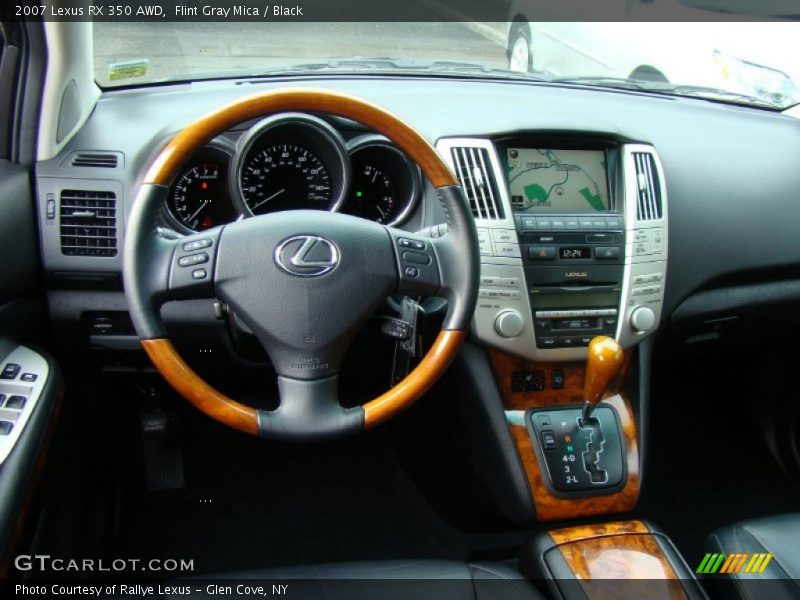 Flint Gray Mica / Black 2007 Lexus RX 350 AWD