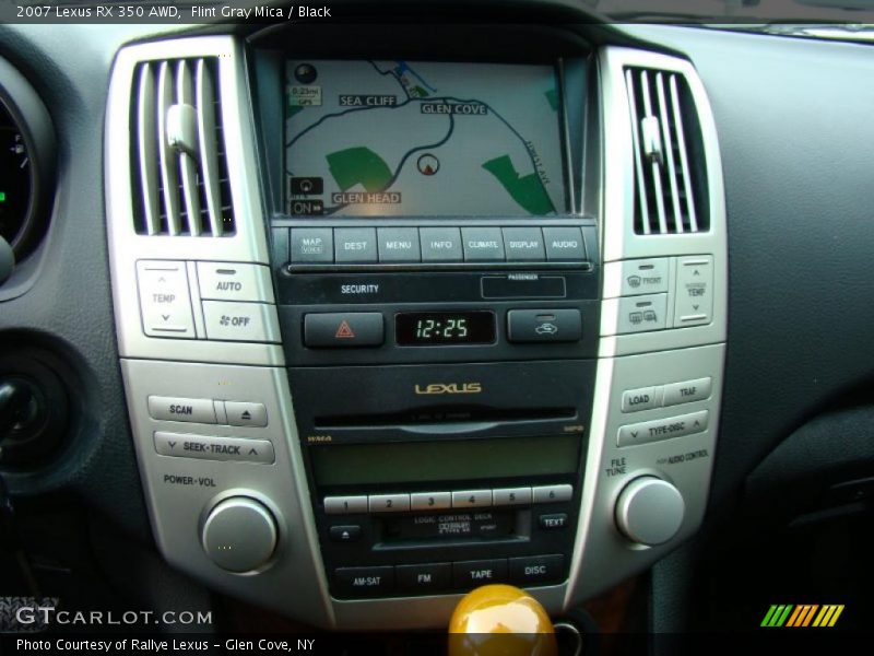 Flint Gray Mica / Black 2007 Lexus RX 350 AWD