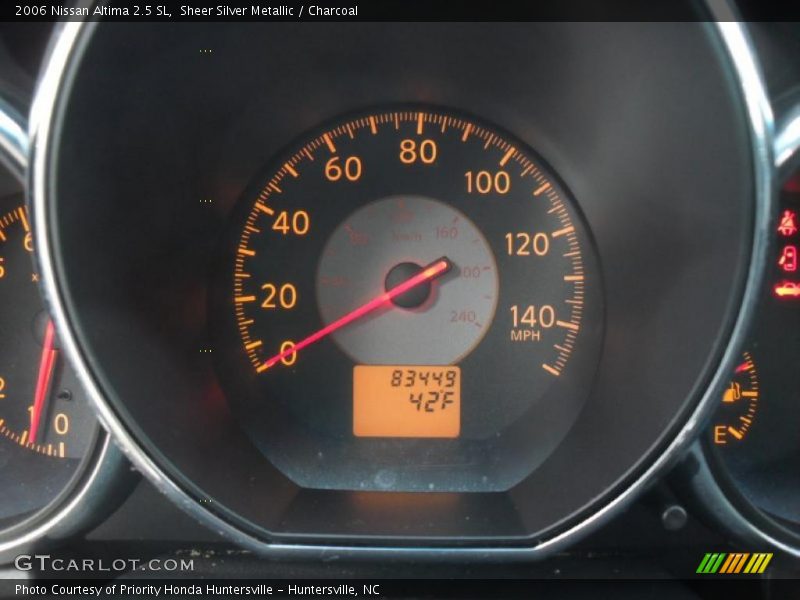 Sheer Silver Metallic / Charcoal 2006 Nissan Altima 2.5 SL