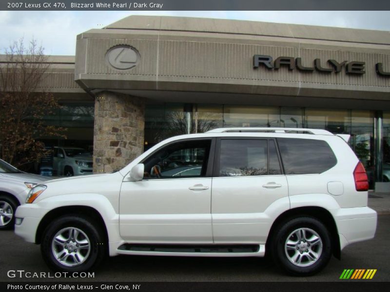 Blizzard White Pearl / Dark Gray 2007 Lexus GX 470