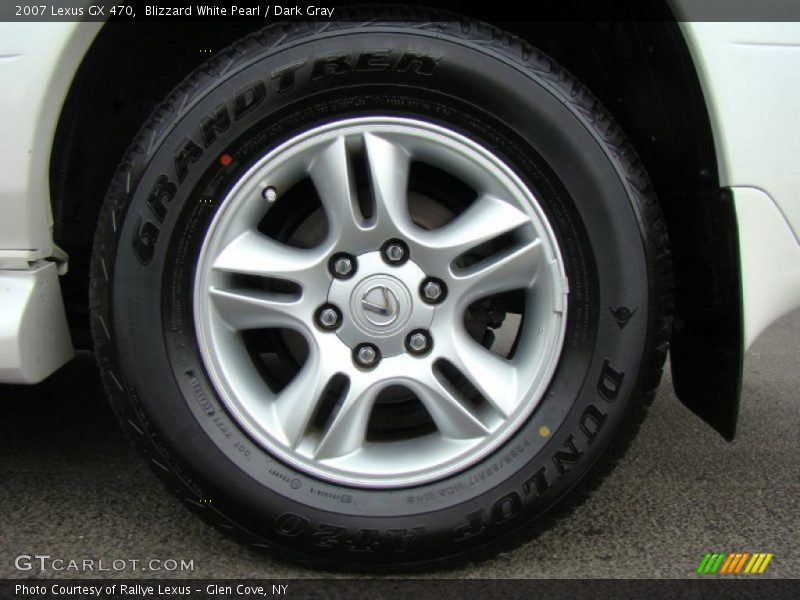 Blizzard White Pearl / Dark Gray 2007 Lexus GX 470