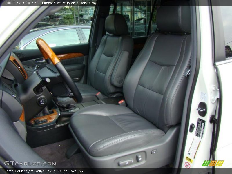 Blizzard White Pearl / Dark Gray 2007 Lexus GX 470