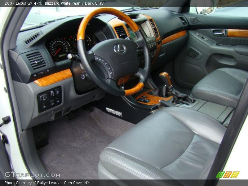 Blizzard White Pearl / Dark Gray 2007 Lexus GX 470