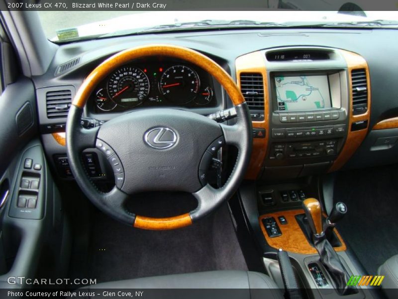 Blizzard White Pearl / Dark Gray 2007 Lexus GX 470