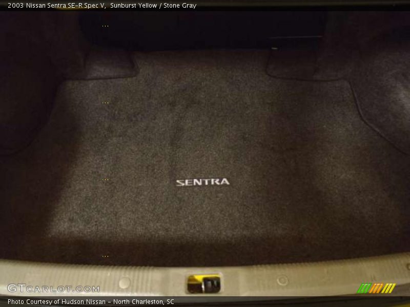Sunburst Yellow / Stone Gray 2003 Nissan Sentra SE-R Spec V