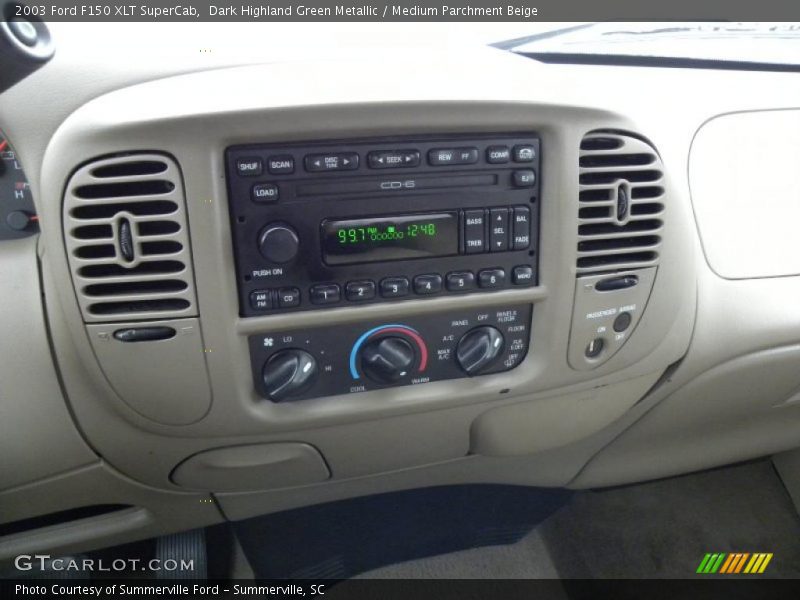 Controls of 2003 F150 XLT SuperCab
