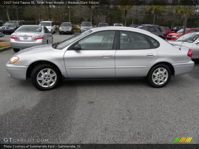 Silver Frost Metallic / Medium/Dark Pebble 2007 Ford Taurus SE