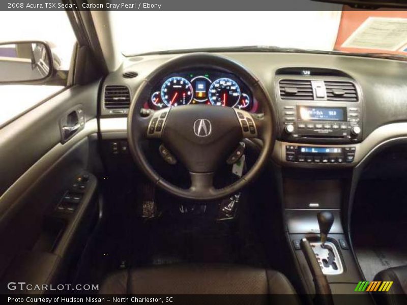Carbon Gray Pearl / Ebony 2008 Acura TSX Sedan