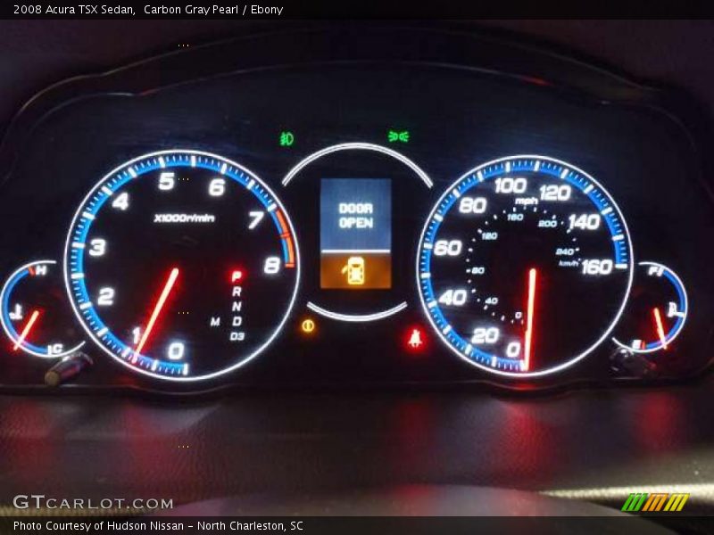 Carbon Gray Pearl / Ebony 2008 Acura TSX Sedan