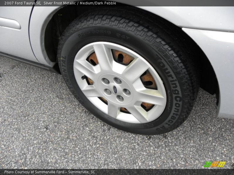 Silver Frost Metallic / Medium/Dark Pebble 2007 Ford Taurus SE
