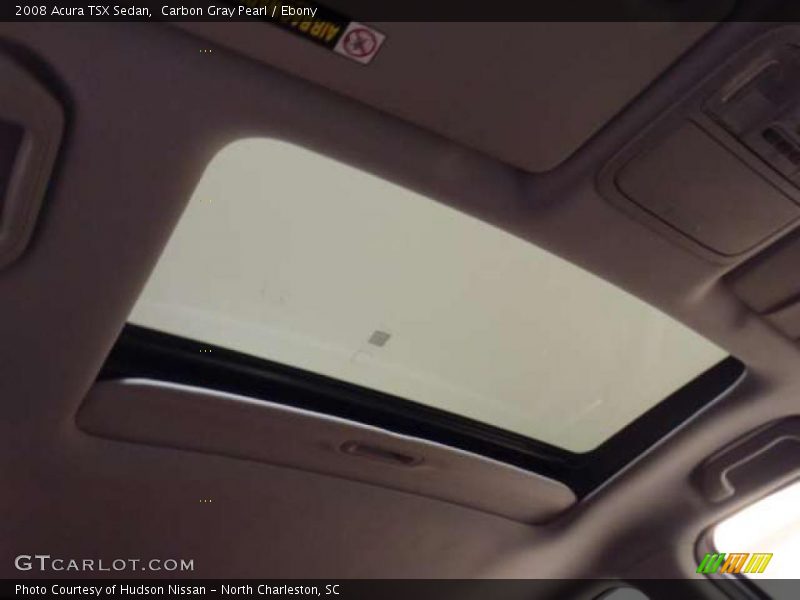 Carbon Gray Pearl / Ebony 2008 Acura TSX Sedan