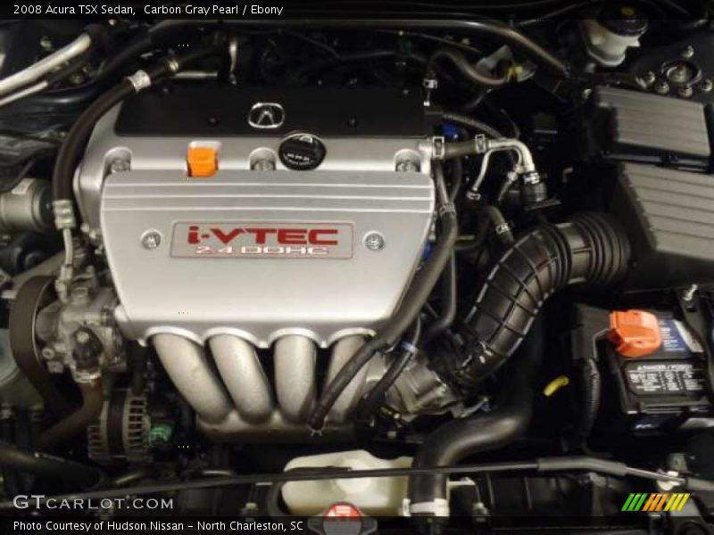 Carbon Gray Pearl / Ebony 2008 Acura TSX Sedan