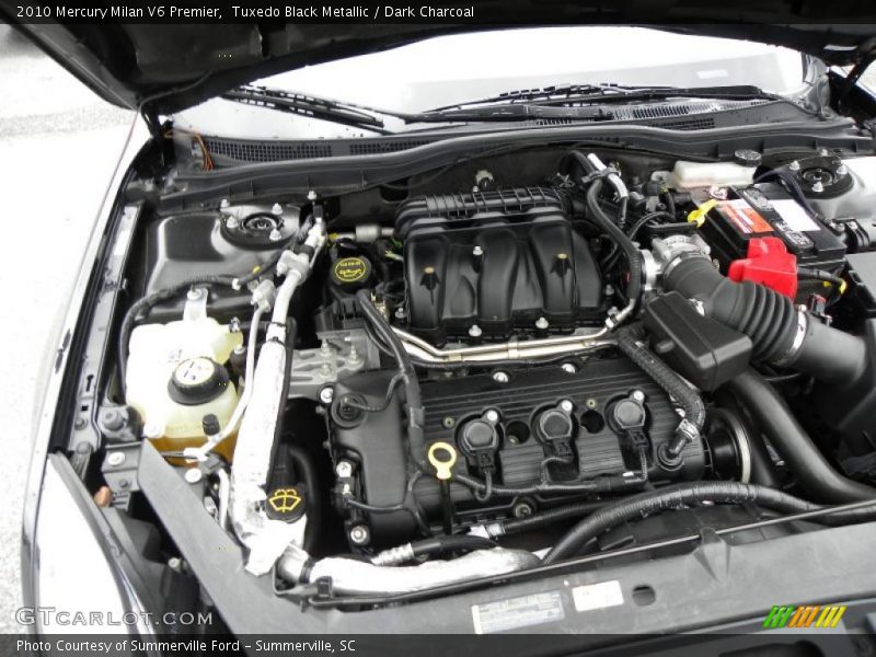 Tuxedo Black Metallic / Dark Charcoal 2010 Mercury Milan V6 Premier