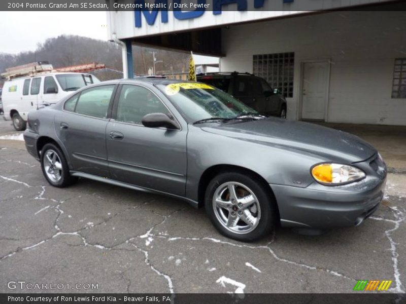 Greystone Metallic / Dark Pewter 2004 Pontiac Grand Am SE Sedan