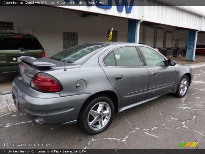 Greystone Metallic / Dark Pewter 2004 Pontiac Grand Am SE Sedan