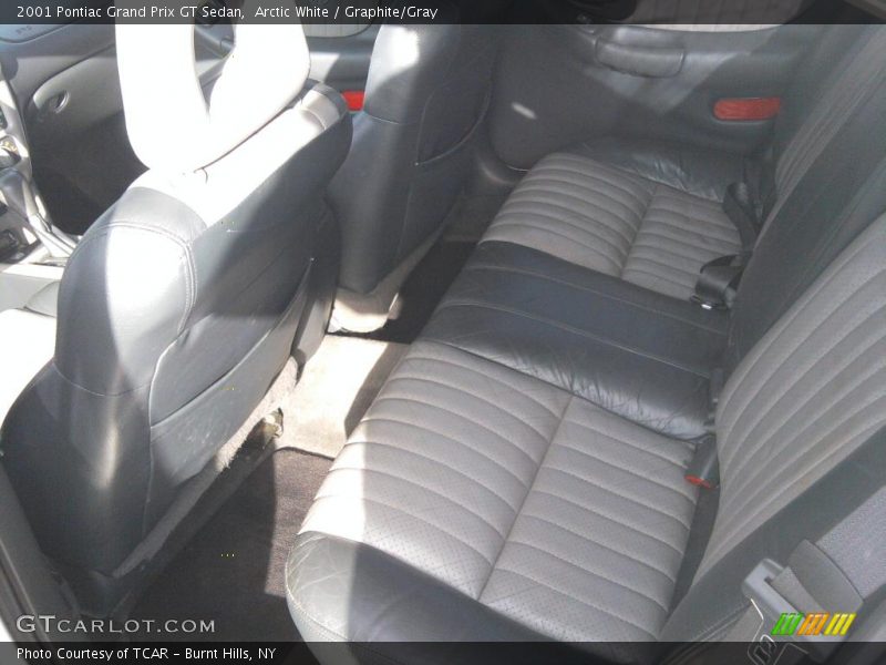 Arctic White / Graphite/Gray 2001 Pontiac Grand Prix GT Sedan