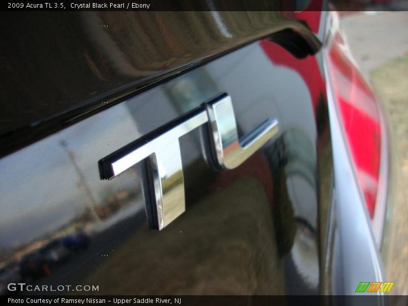 Crystal Black Pearl / Ebony 2009 Acura TL 3.5