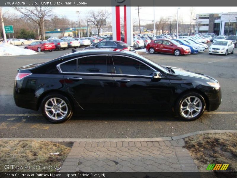 Crystal Black Pearl / Ebony 2009 Acura TL 3.5