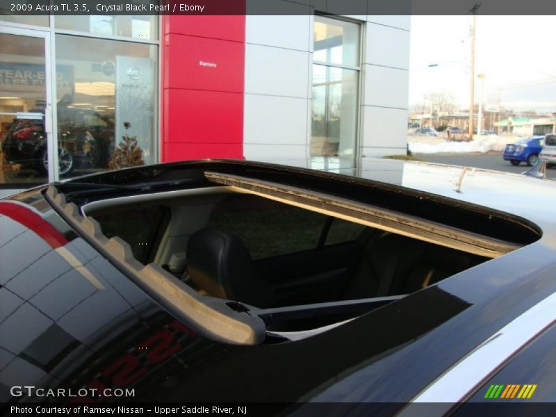 Crystal Black Pearl / Ebony 2009 Acura TL 3.5