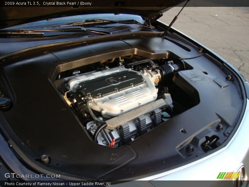 Crystal Black Pearl / Ebony 2009 Acura TL 3.5