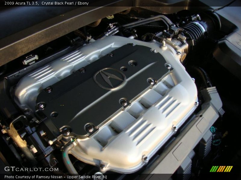 Crystal Black Pearl / Ebony 2009 Acura TL 3.5