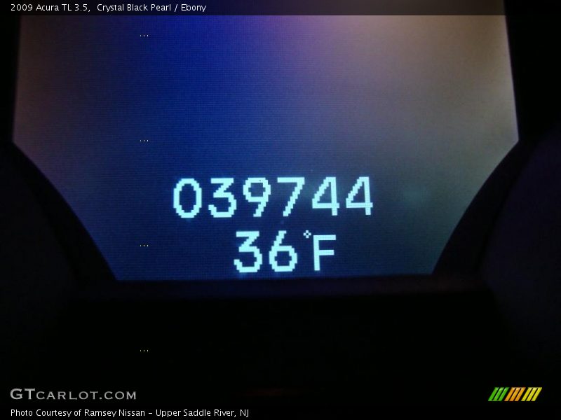Crystal Black Pearl / Ebony 2009 Acura TL 3.5
