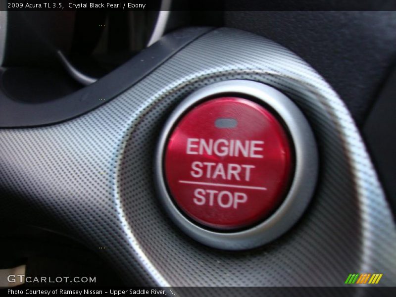 Crystal Black Pearl / Ebony 2009 Acura TL 3.5