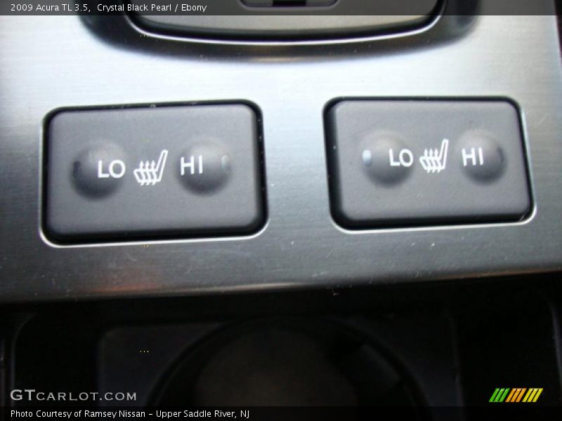 Crystal Black Pearl / Ebony 2009 Acura TL 3.5
