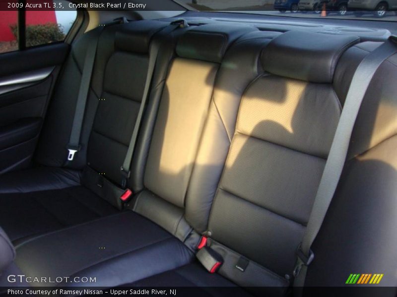 Crystal Black Pearl / Ebony 2009 Acura TL 3.5