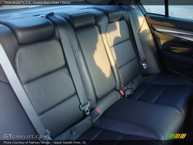 Crystal Black Pearl / Ebony 2009 Acura TL 3.5