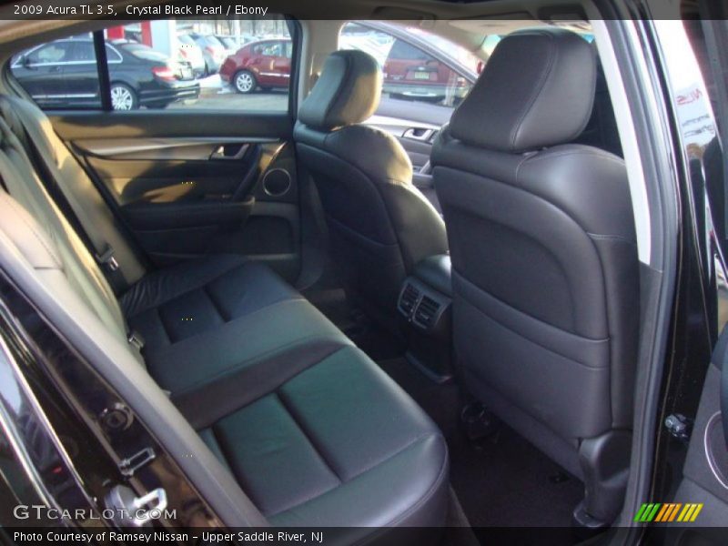 Crystal Black Pearl / Ebony 2009 Acura TL 3.5